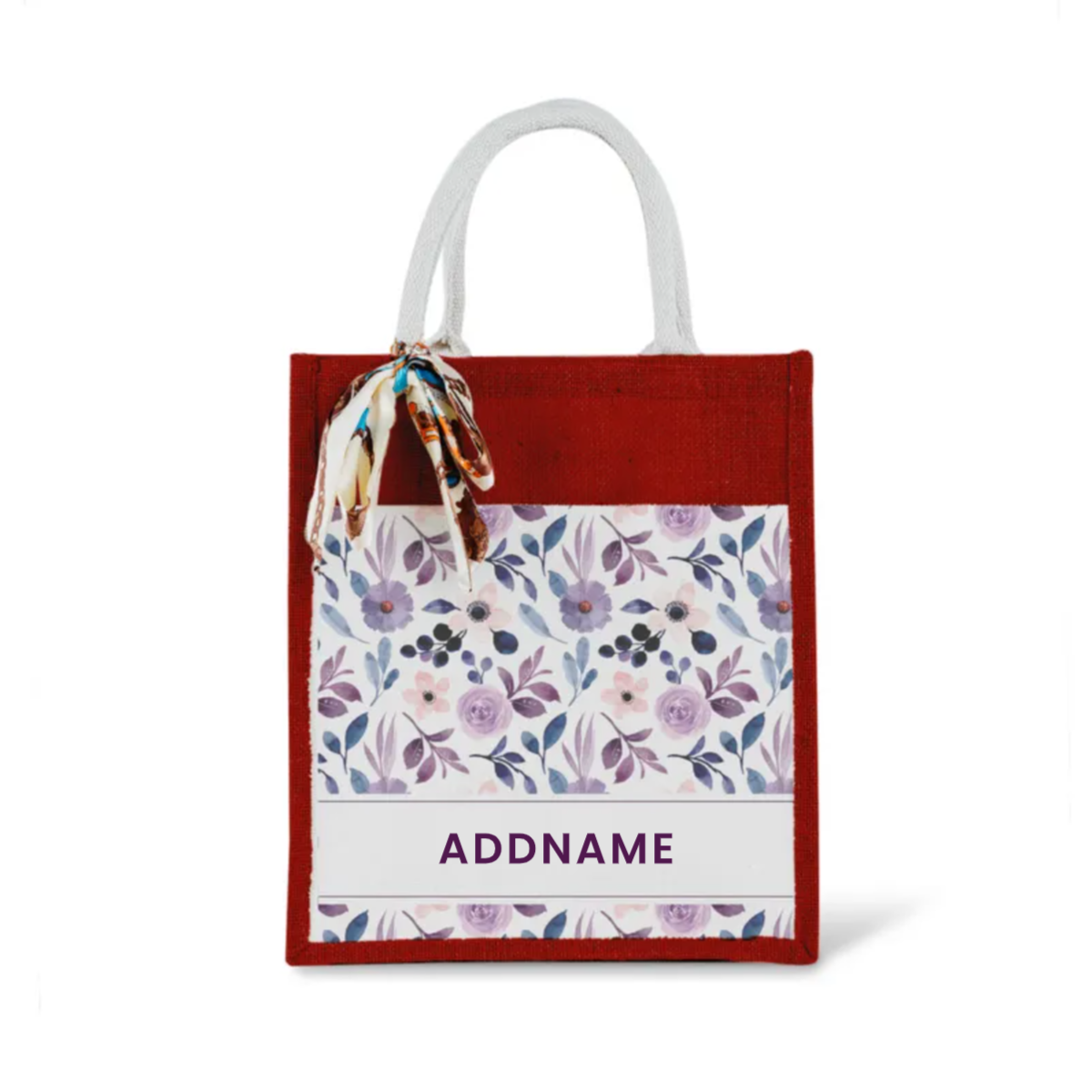 Laura Series - Violet Jute Bags