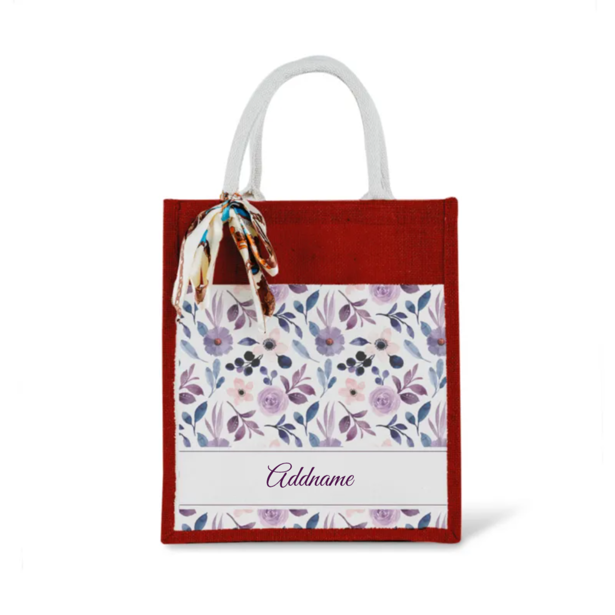 Laura Series - Violet Jute Bags