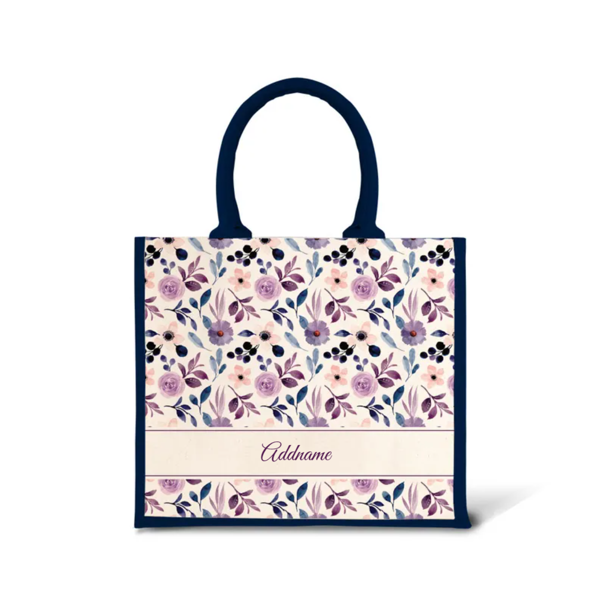 Laura Series - Violet Jute Bags