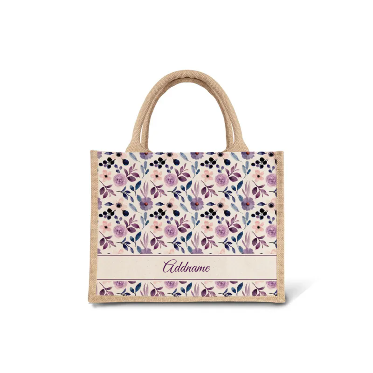 Laura Series - Violet Jute Bags