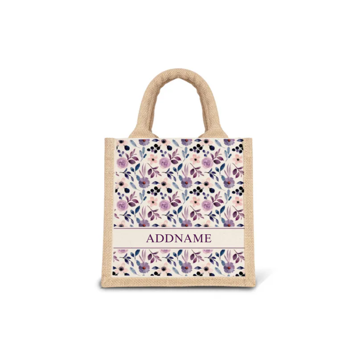 Laura Series - Violet Jute Bags