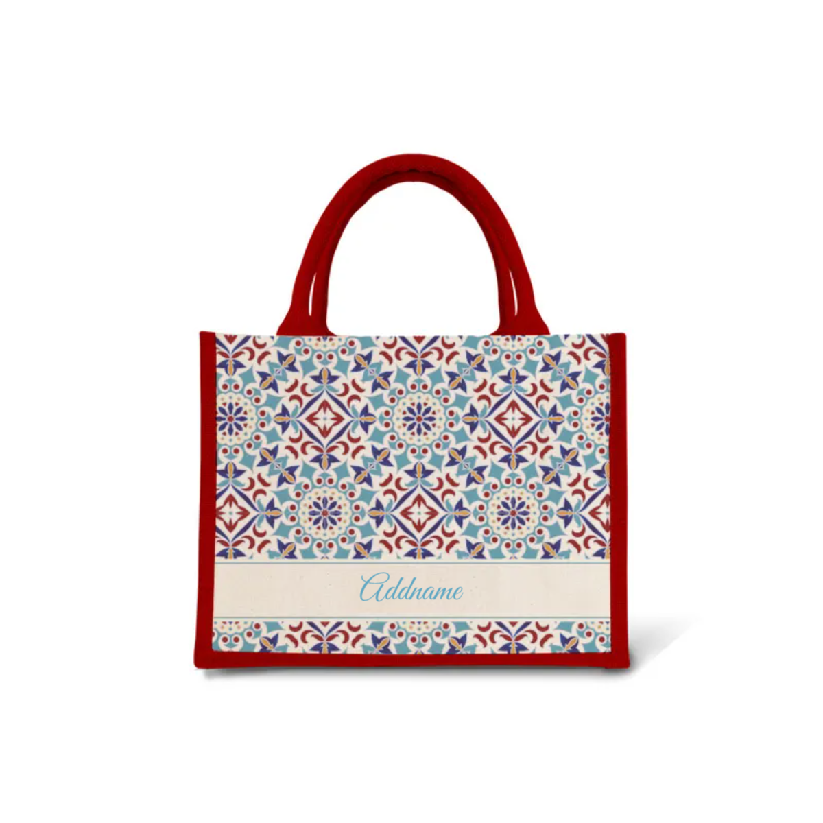 Moroccan Series - Agean Blue Jute Bags