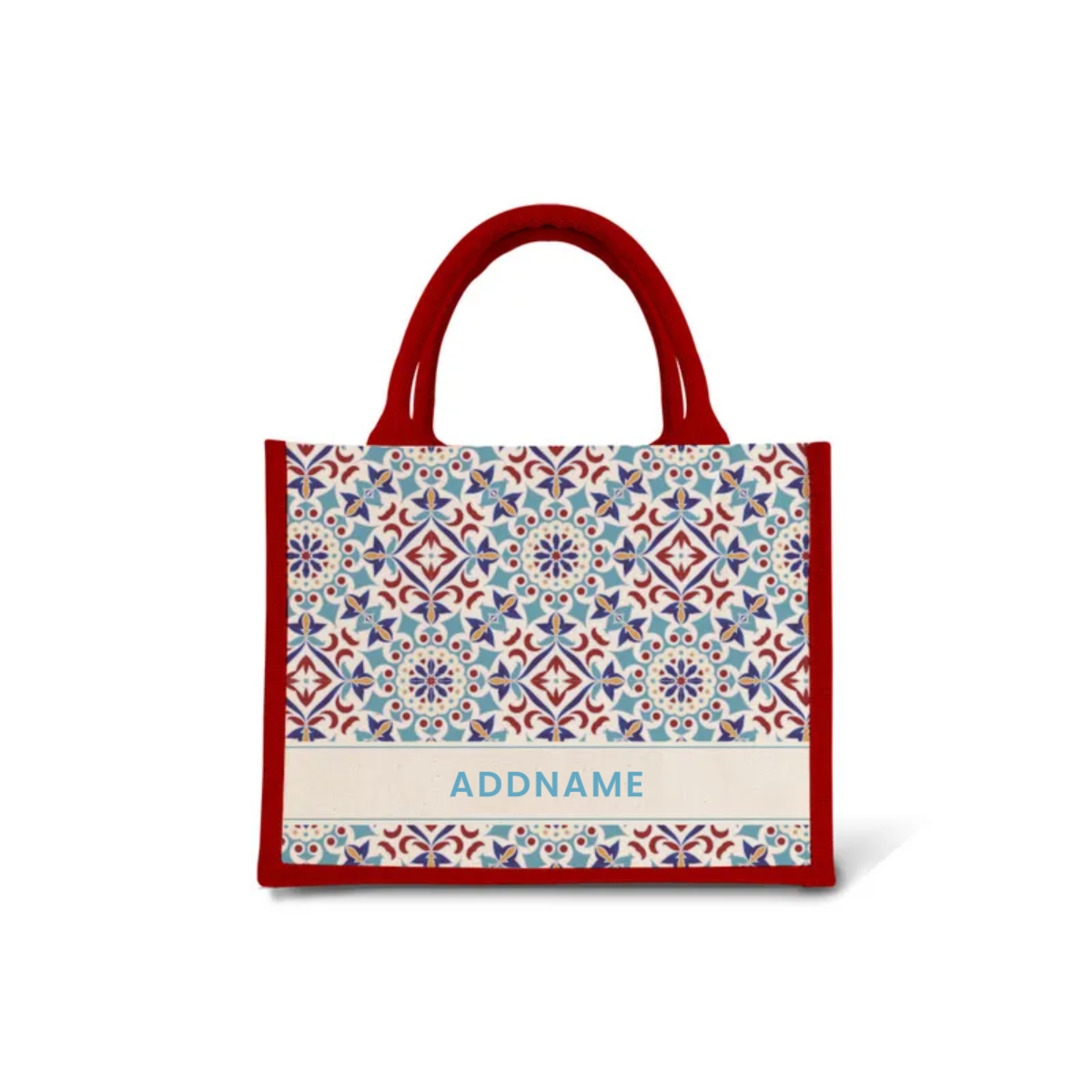 Moroccan Series - Agean Blue Jute Bags