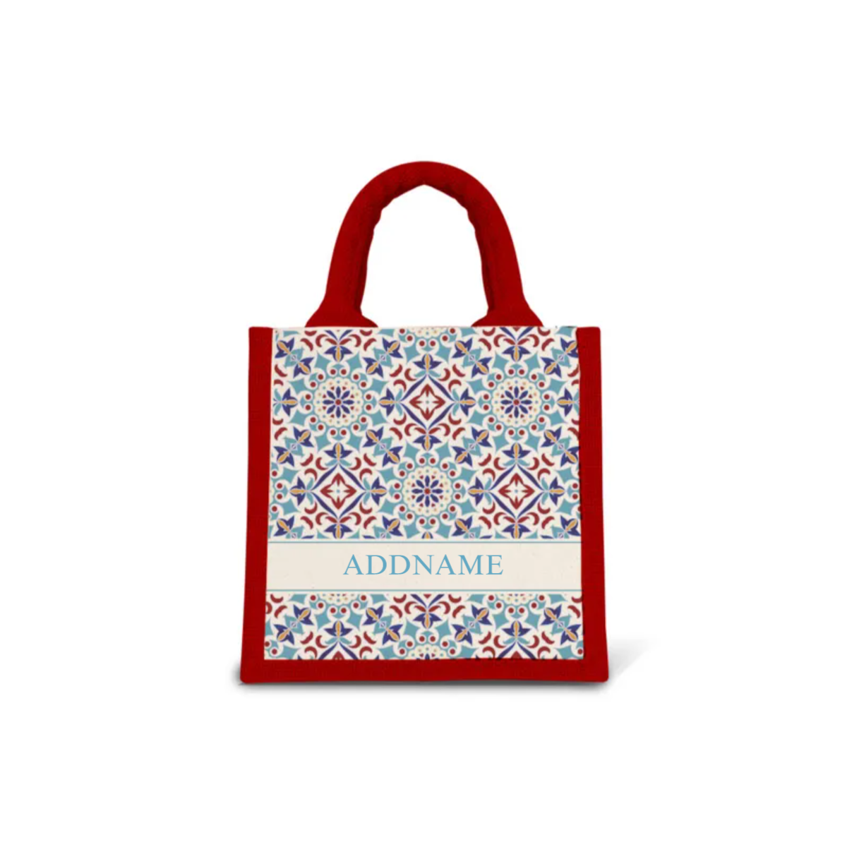 Moroccan Series - Agean Blue Jute Bags