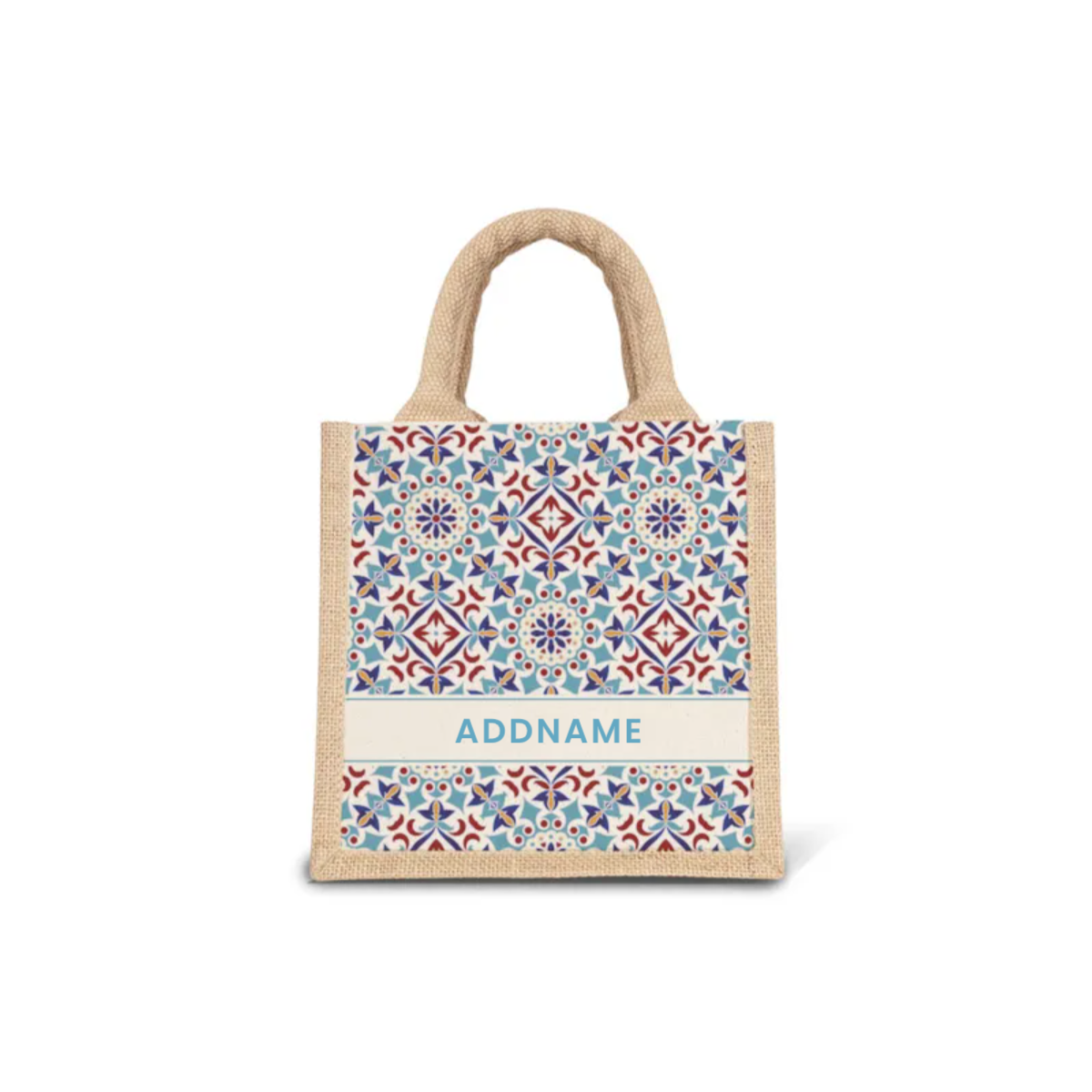 Moroccan Series - Agean Blue Jute Bags