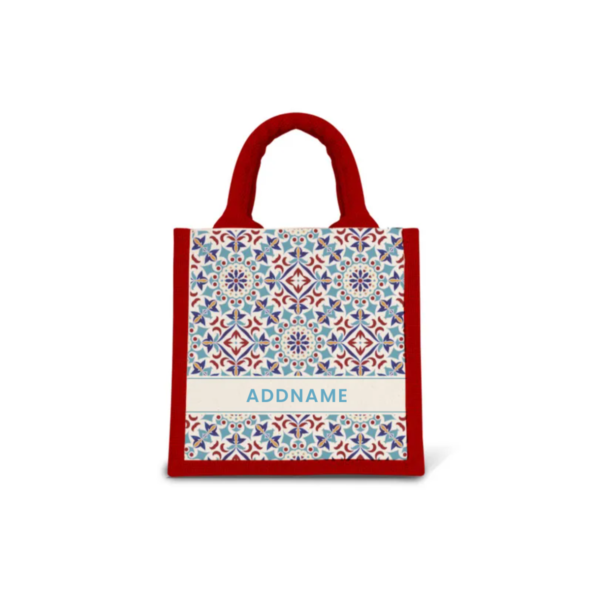 Moroccan Series - Agean Blue Jute Bags