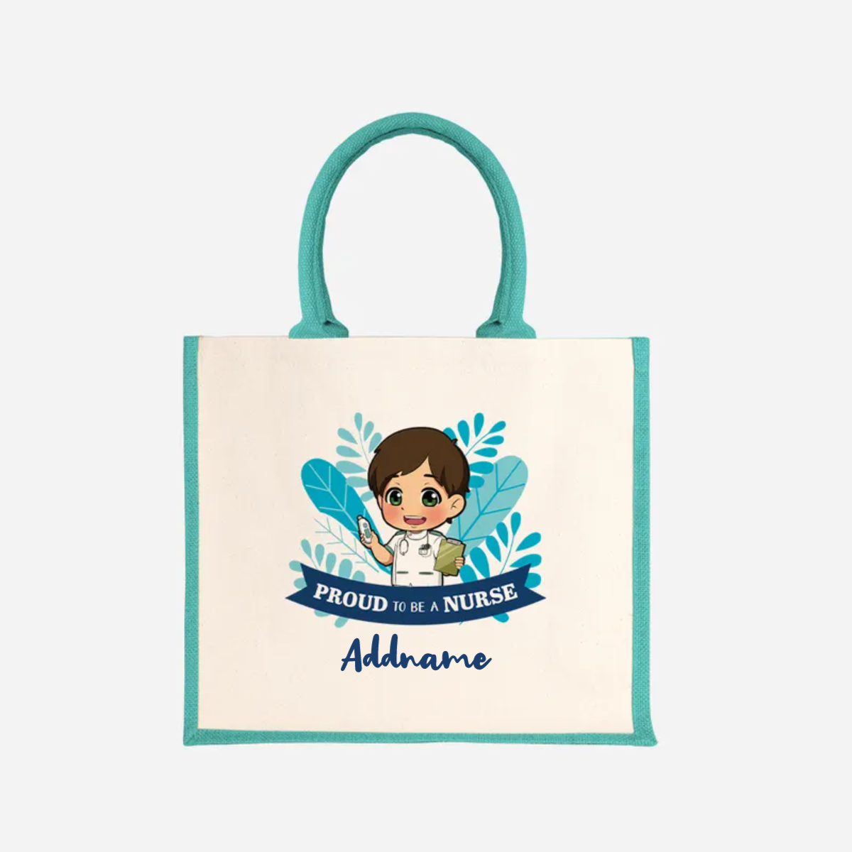 Nurse Series - Half Lining Jute Bag