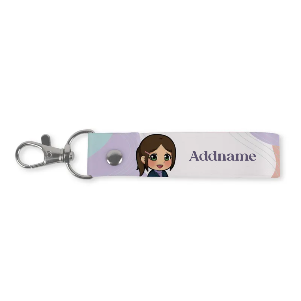 Chibi Best Teacher Ever Pastel Melody - Keychain Lanyard