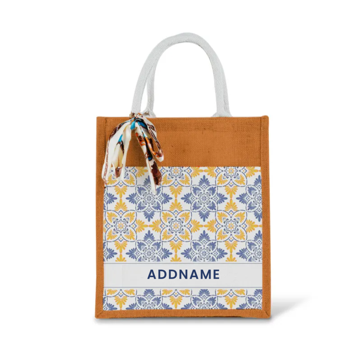 Moroccan Series - Butter Blue Jute Bags