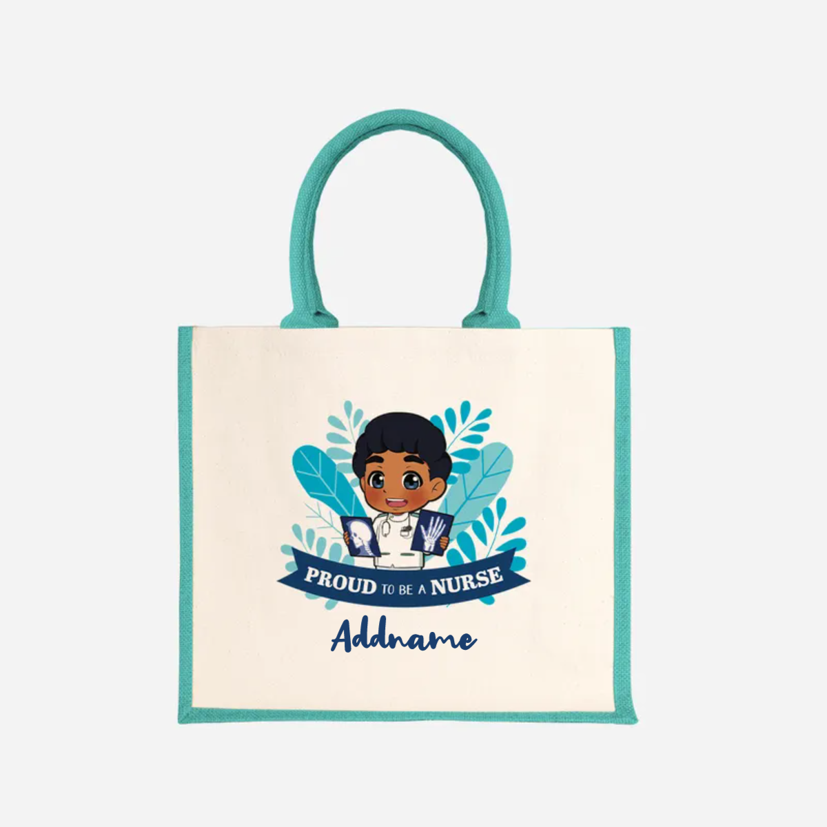 Nurse Series - Half Lining Jute Bag
