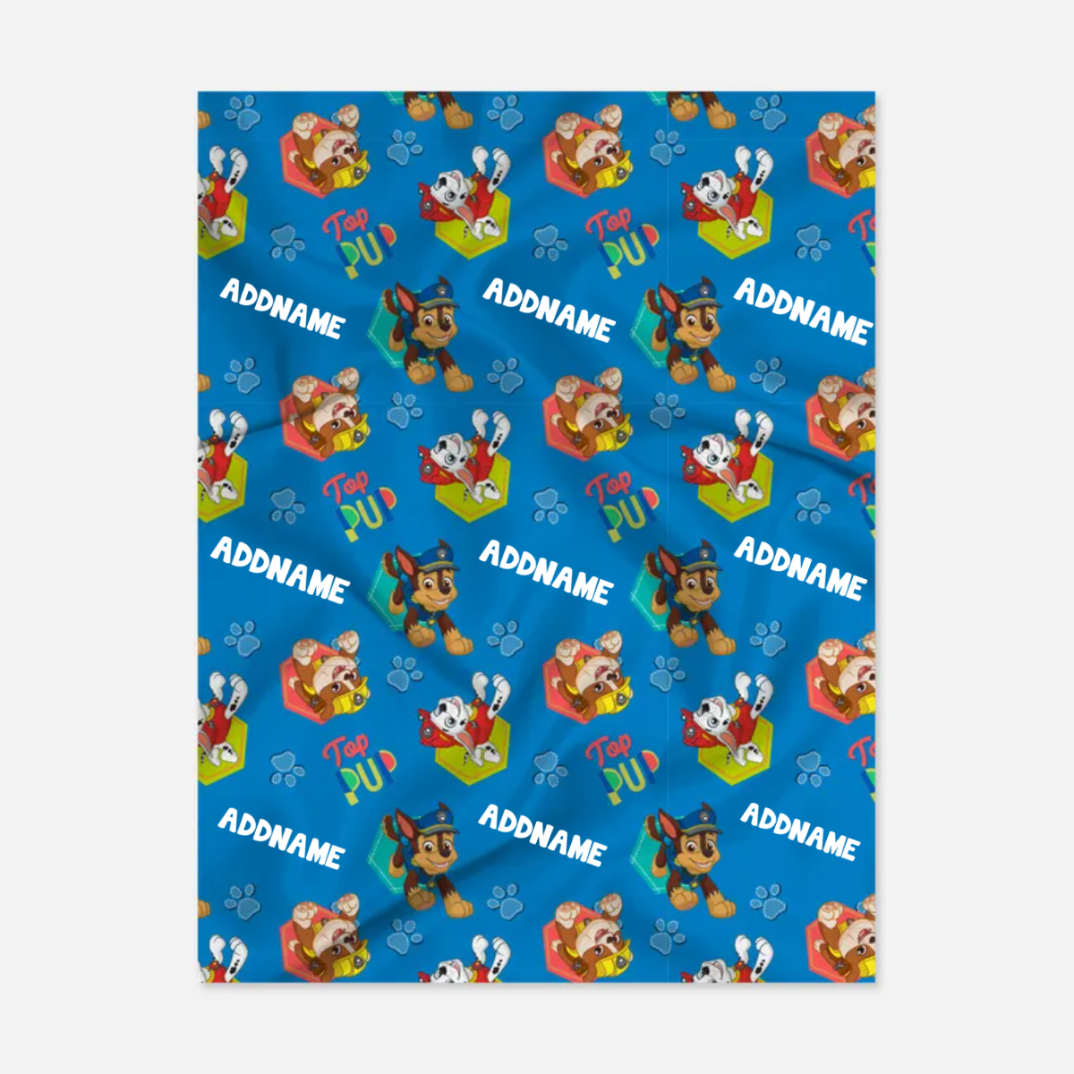Paw Patrol - Mission : Have Fun! Personalized Chase Blanket