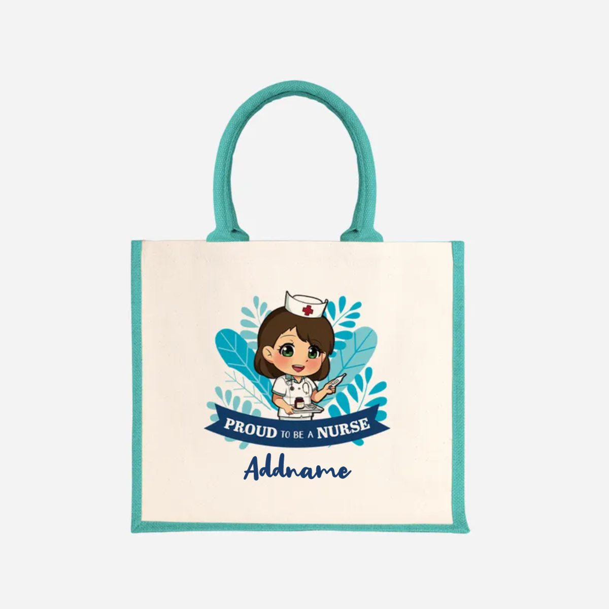 Nurse Series - Half Lining Jute Bag