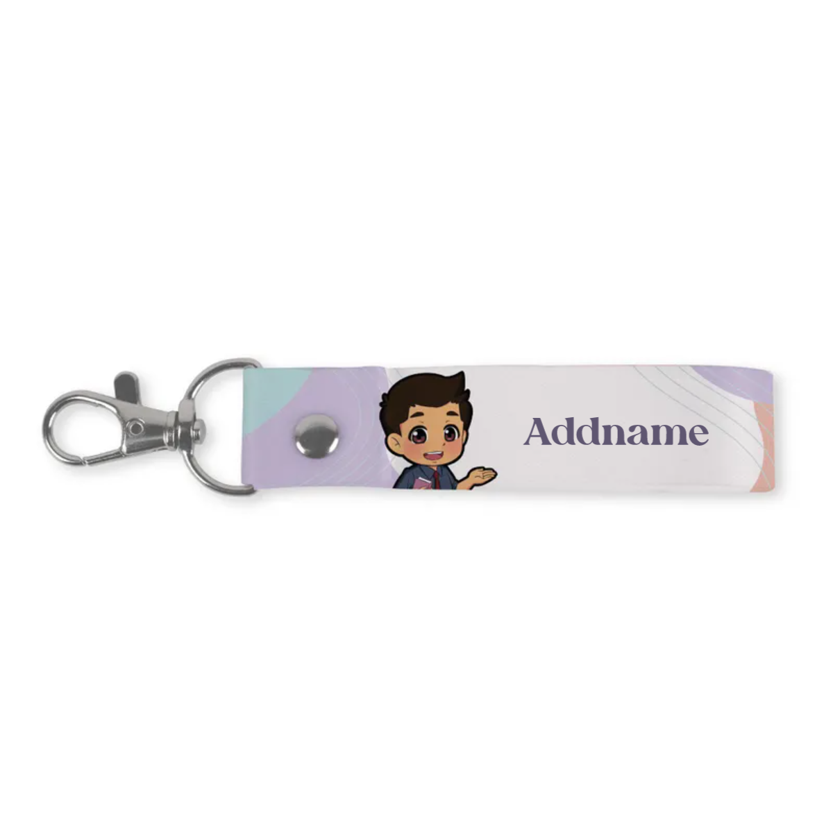 Chibi Best Teacher Ever Pastel Melody - Keychain Lanyard