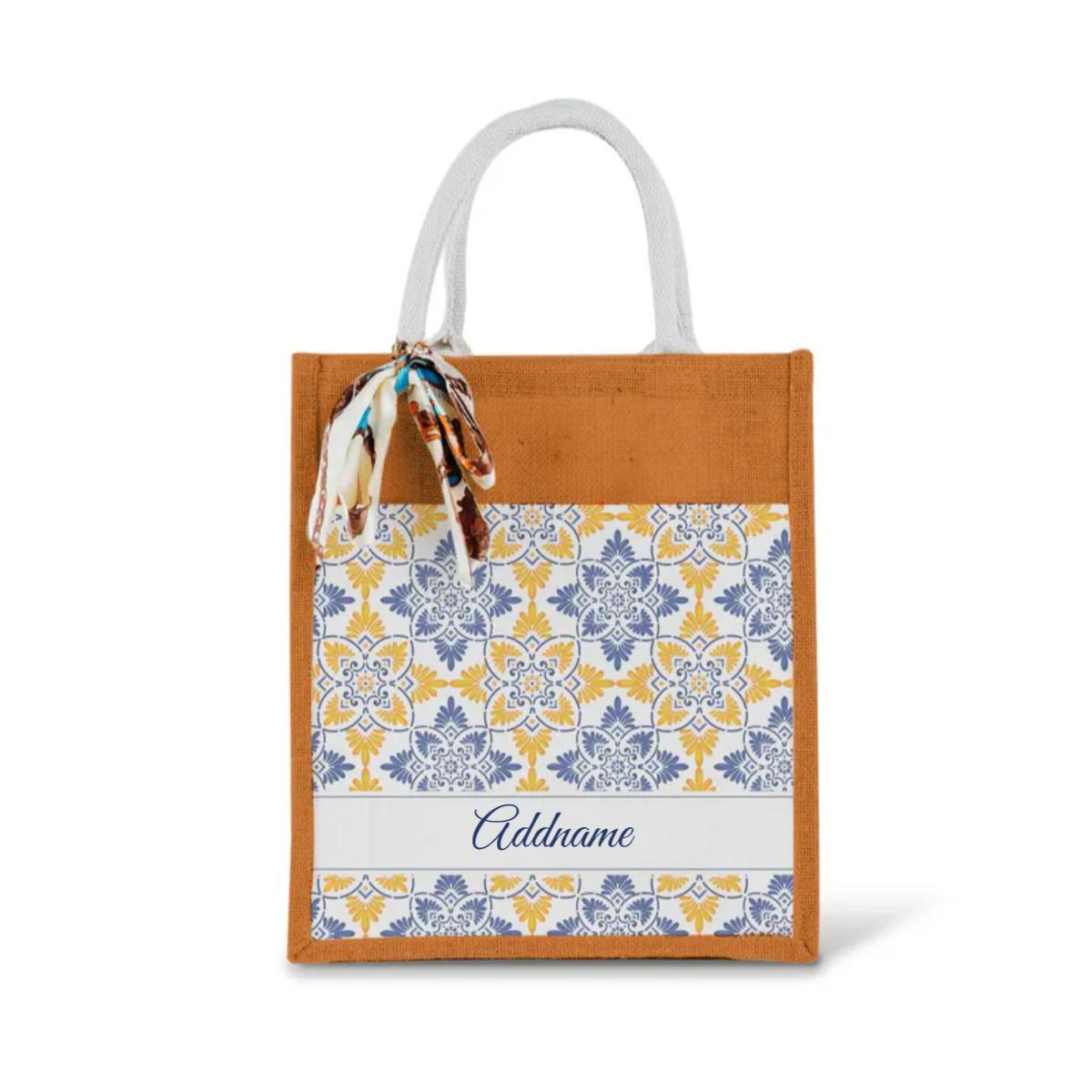 Moroccan Series - Butter Blue Jute Bags