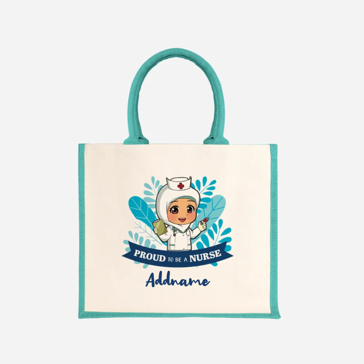 Nurse Series - Half Lining Jute Bag
