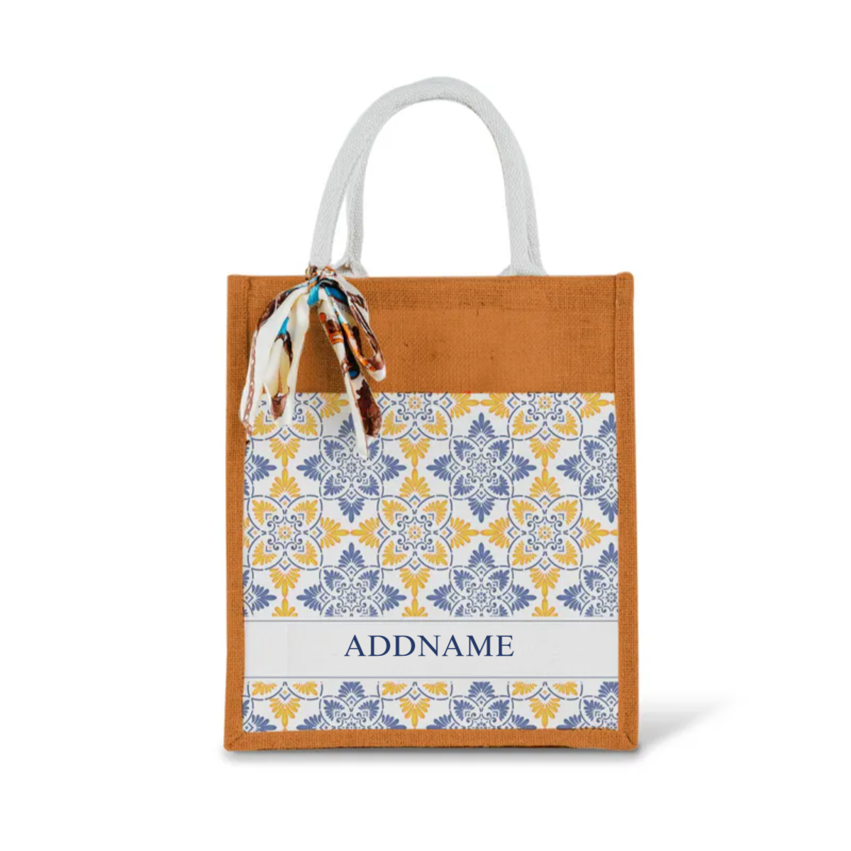 Moroccan Series - Butter Blue Jute Bags