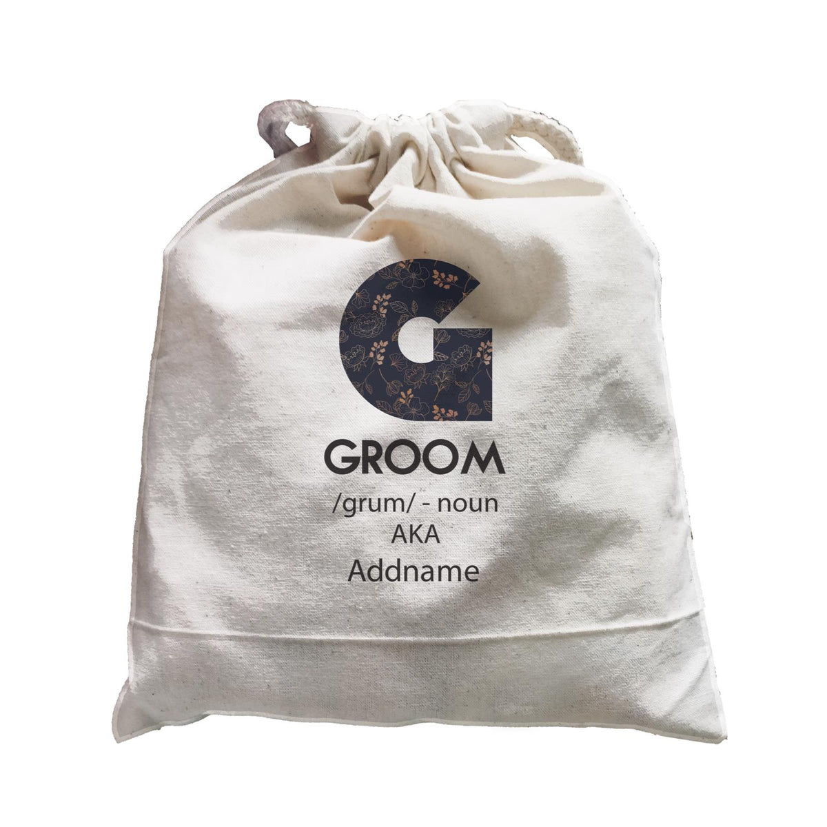 Wedding Troop Western G Floral Pattern Groom Addname Satchel