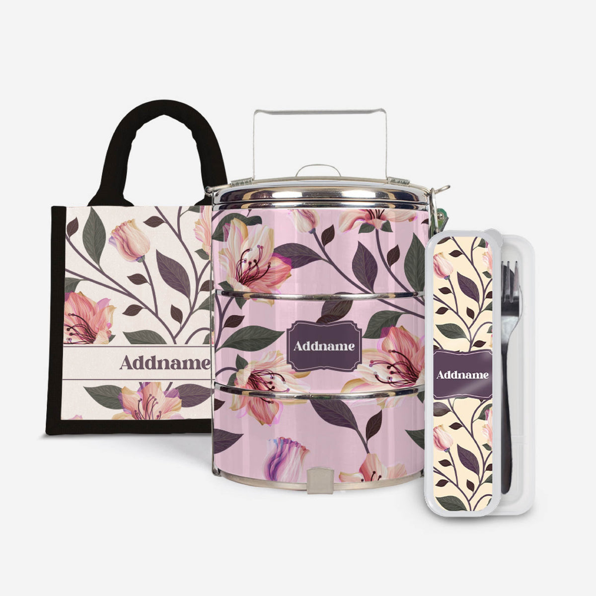 Classic Kesuma Series - Set Kasih Romantic Pink