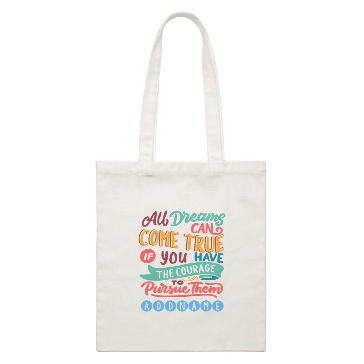 Children's Day Gift Series All Dreams Can Come True Addname Canvas Bag