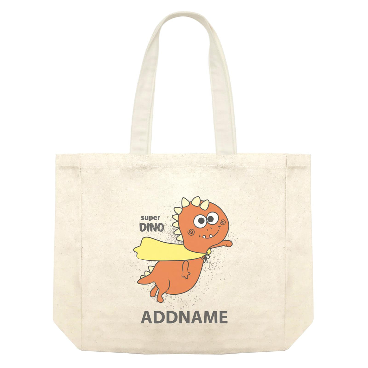 Cool Cute Dinosaur Super Dino Addname Shopping Bag