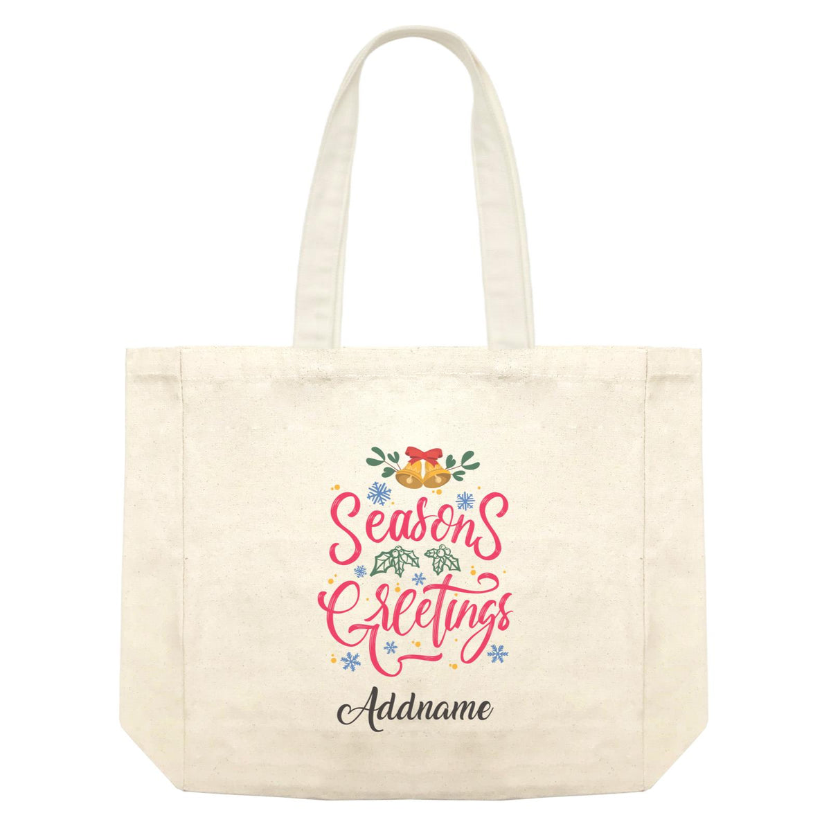 Christmas Series Season's Greetings Shopping Bag