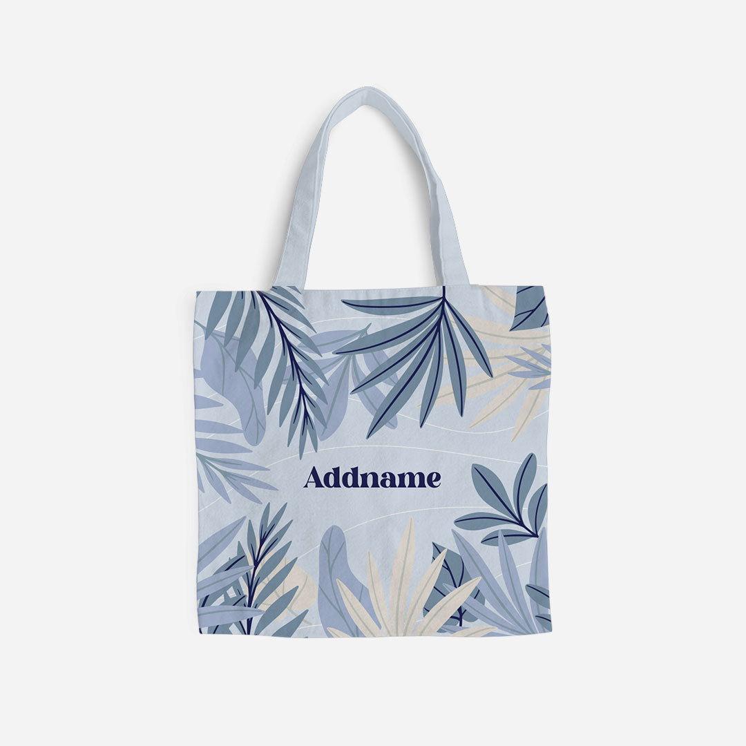 Suasana Series Full Print Canvas Bag - Ash Blue