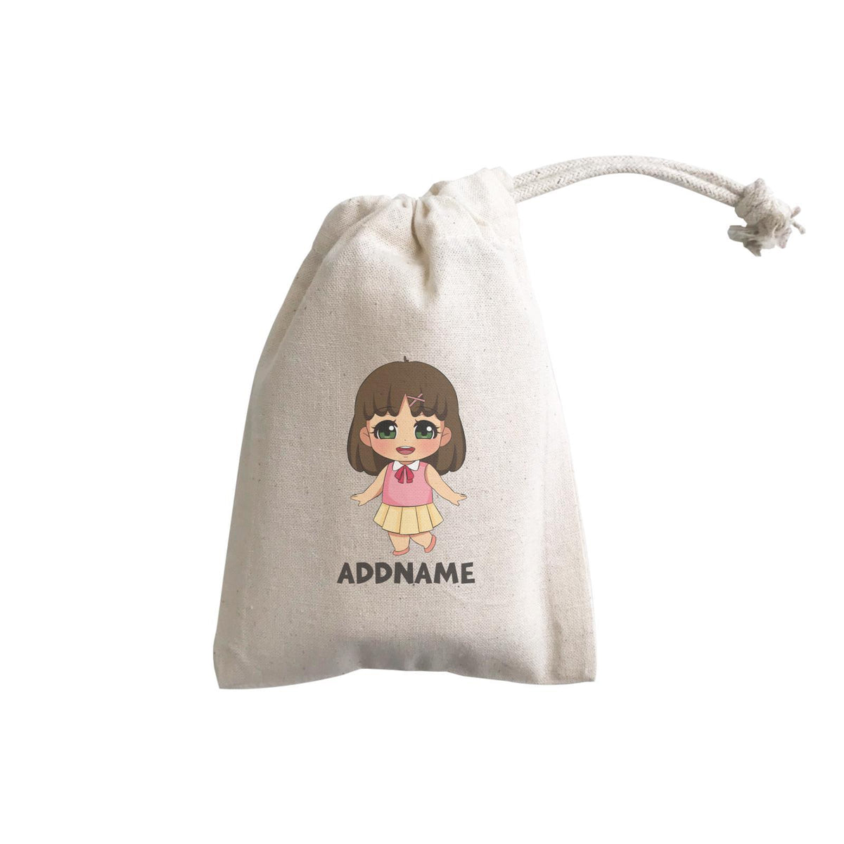 Children's Day Gift Series Little Chinese Girl Addname Gift Pouch