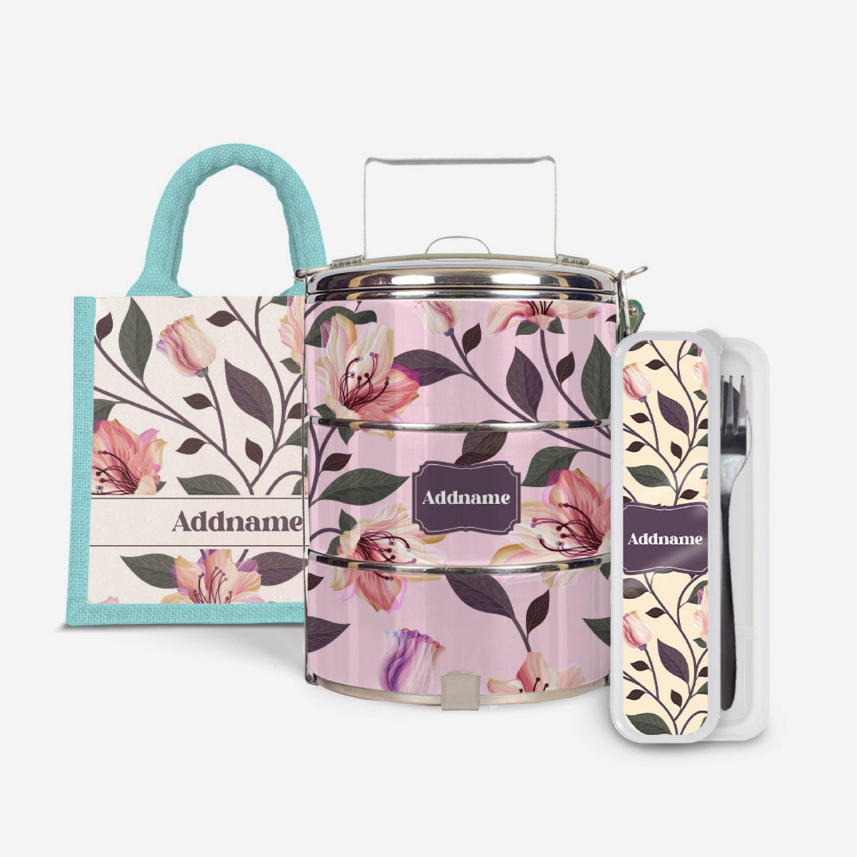 Classic Kesuma Series - Set Kasih Romantic Pink