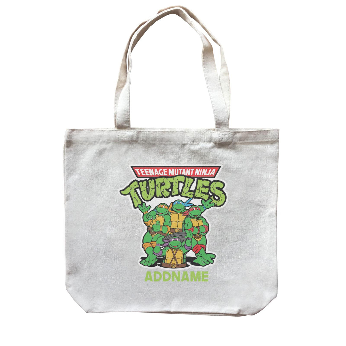 Ninja Turtles Theme Addname Canvas Bag