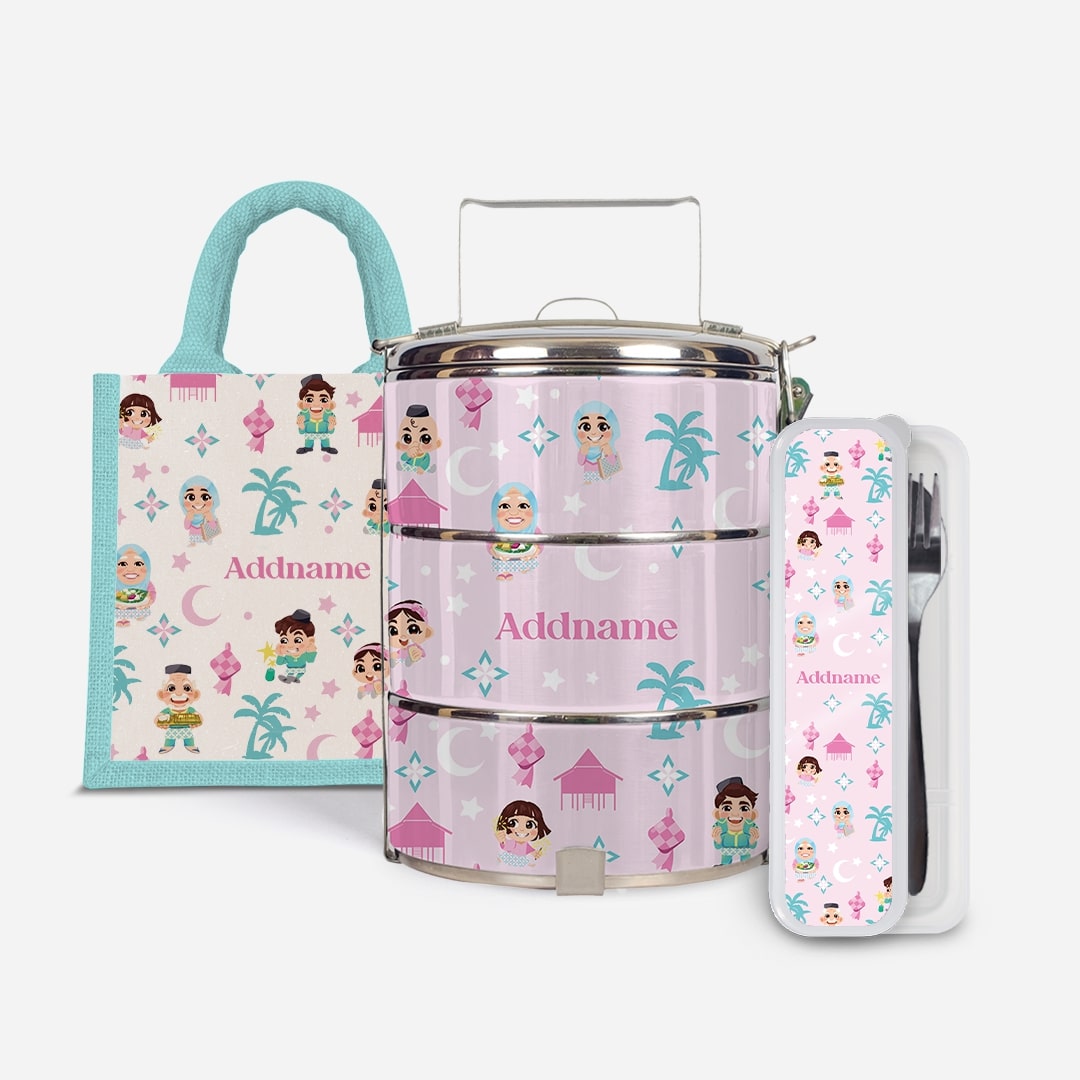 Seindah Lebaran Series - Set Kasih Pastel Pink