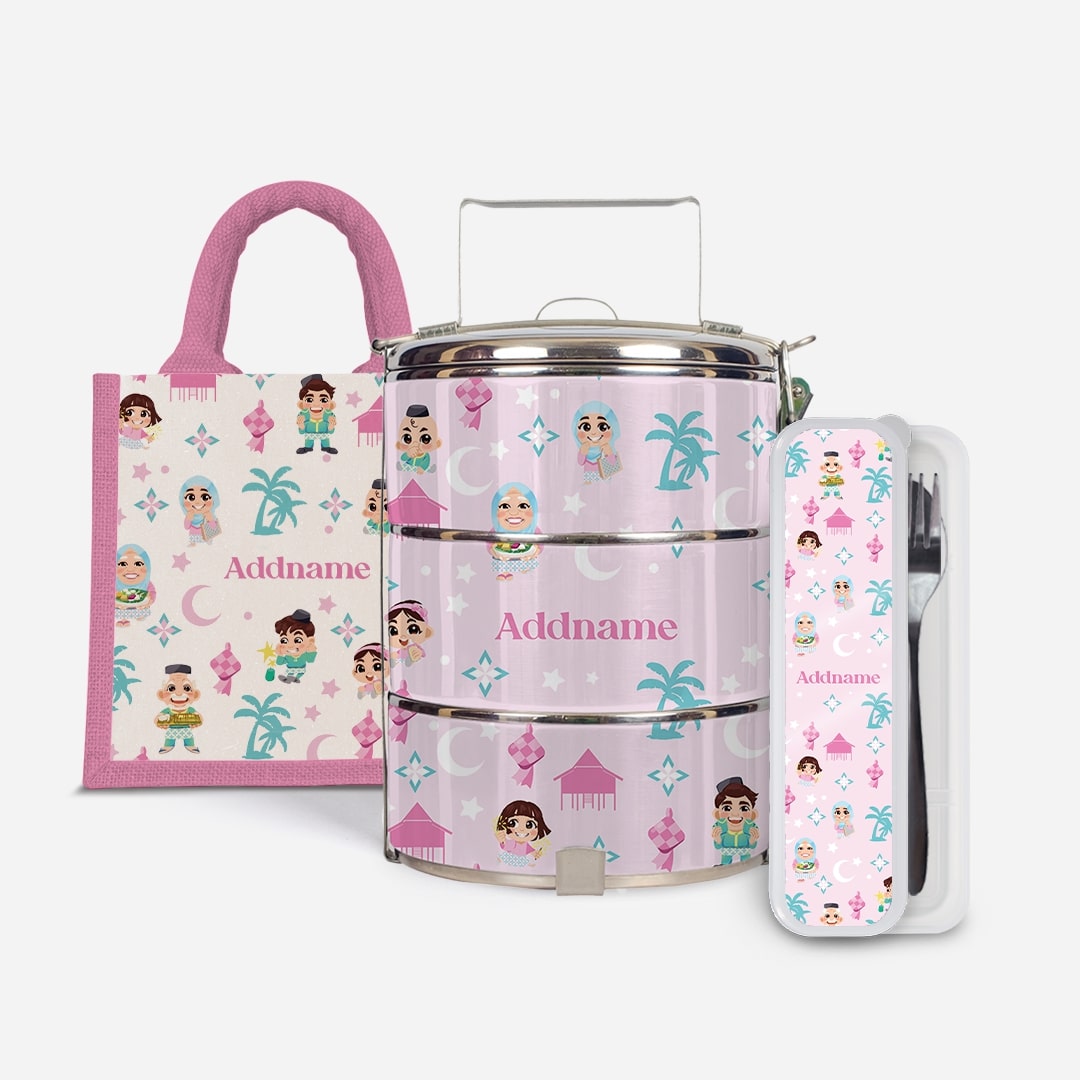 Seindah Lebaran Series - Set Kasih Pastel Pink