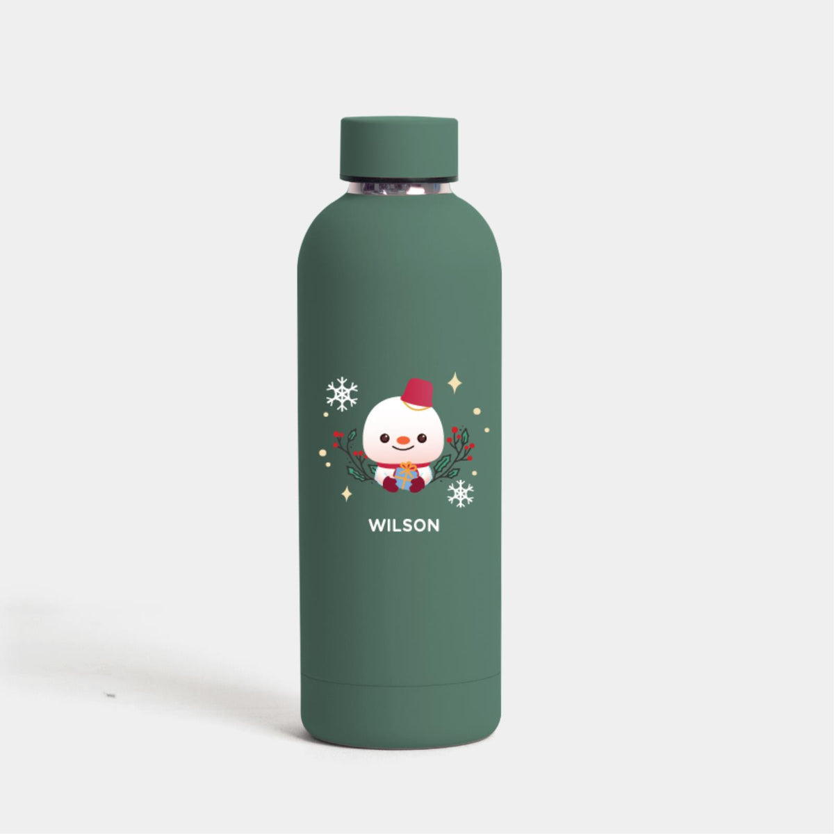 Christmas Cute Animal Series Mizu - Snowman Green
