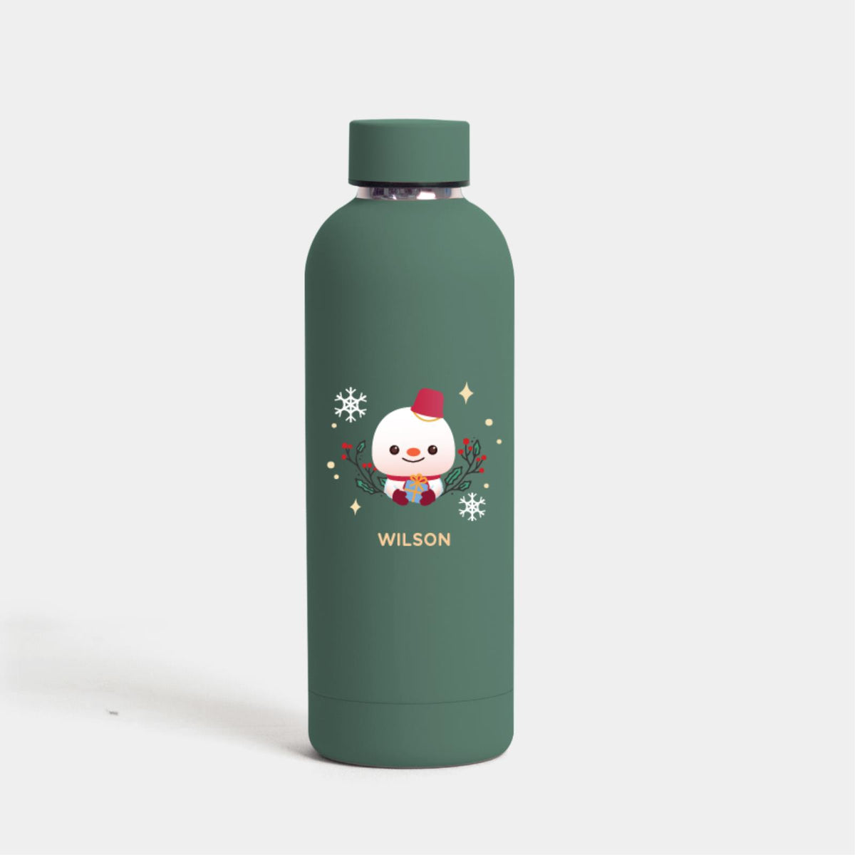 Christmas Cute Animal Series Mizu - Snowman Green