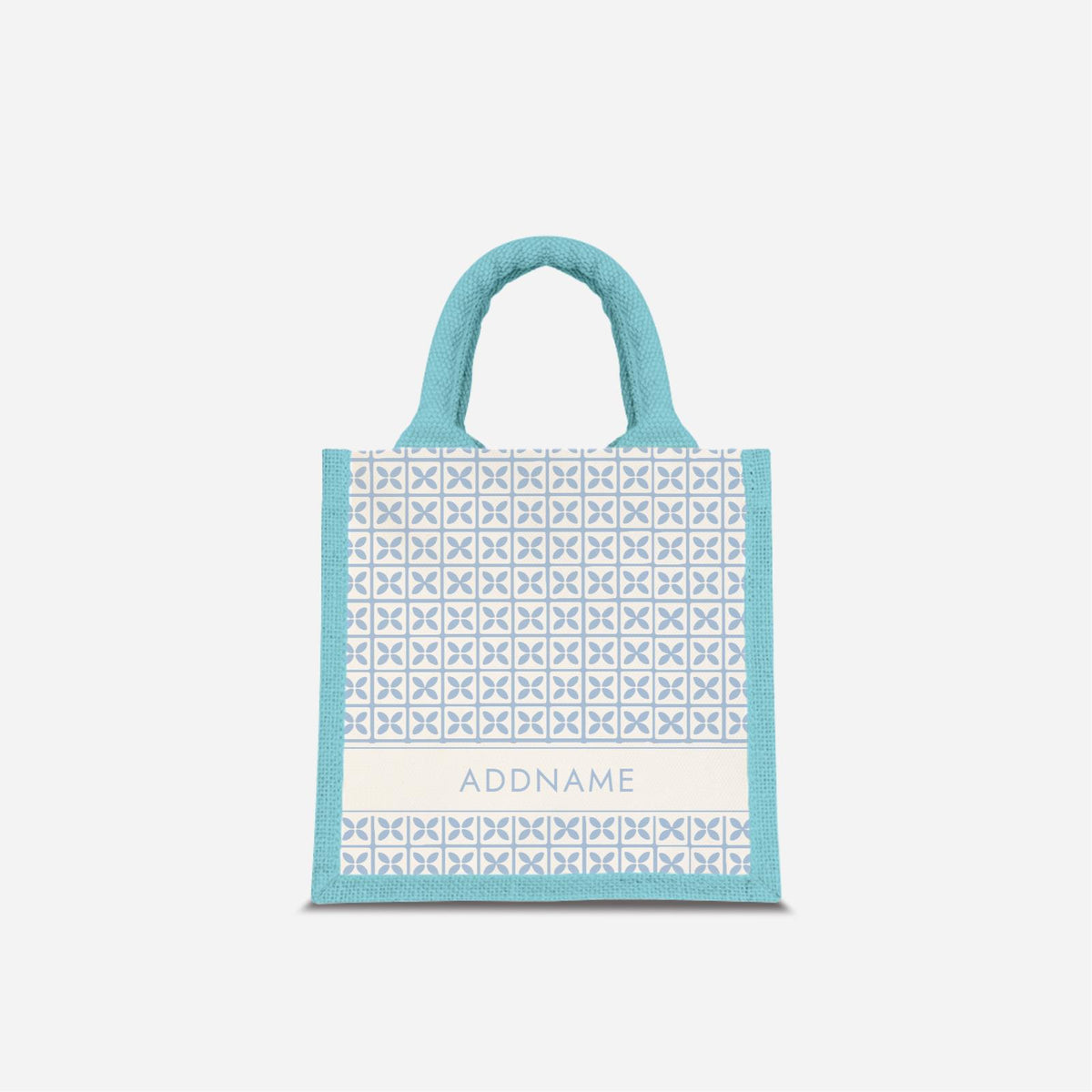 Kedah Rumaysa Jute Bag - Light Blue