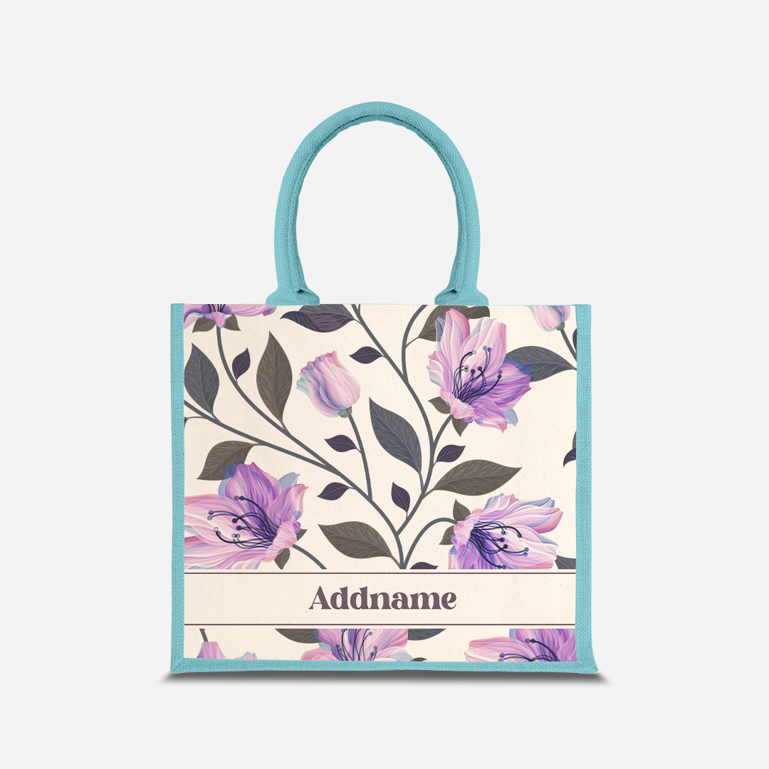 Classic Kesuma Jute Bag - Mystic Purple