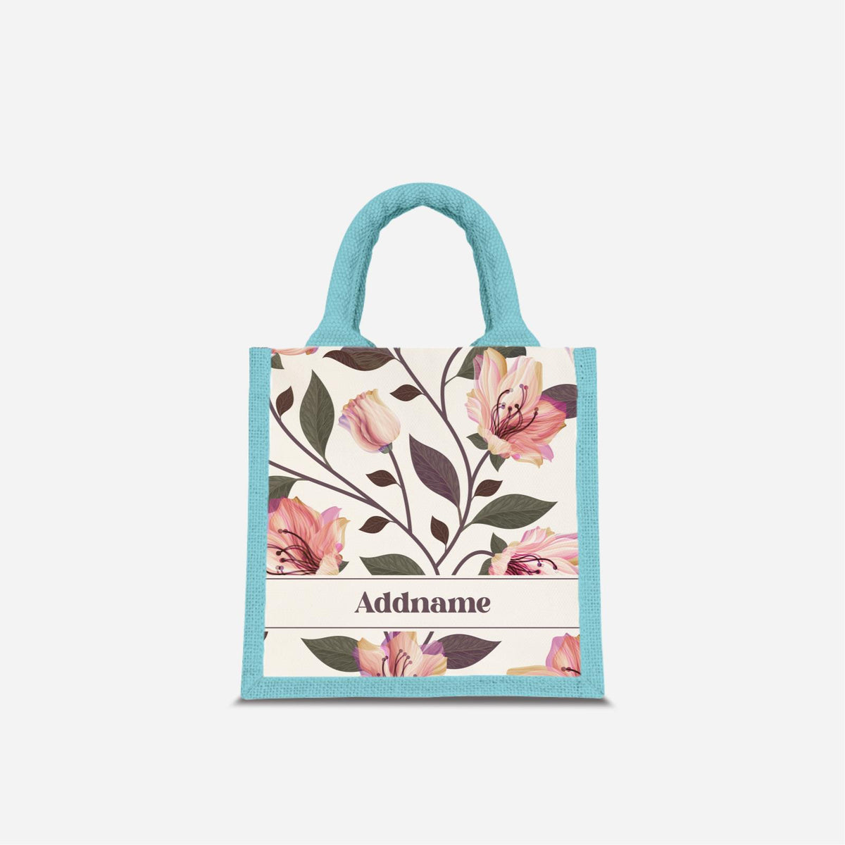 Classic Kesuma Jute Bag - Romantic Pink