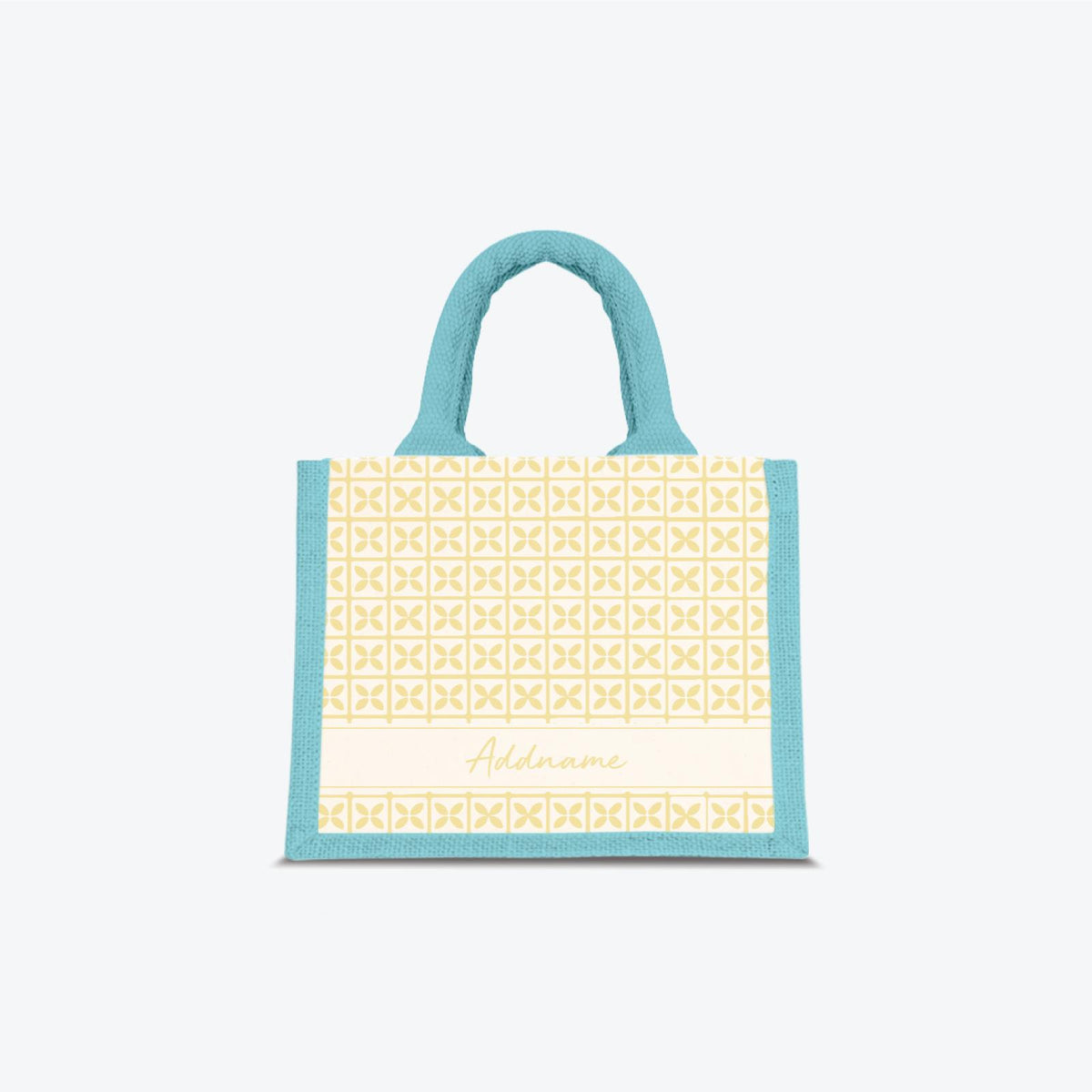 Kedah Rumaysa Jute Bag - Yellow