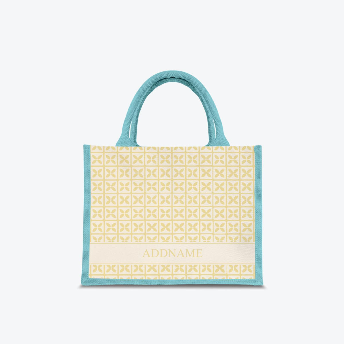 Kedah Rumaysa Jute Bag - Yellow