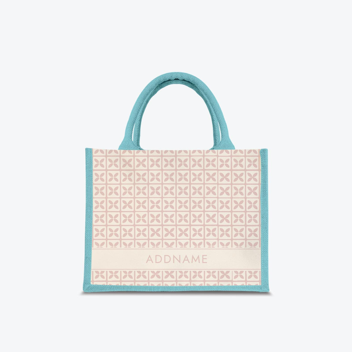 Kedah Rumaysa Jute Bag - Light Pink