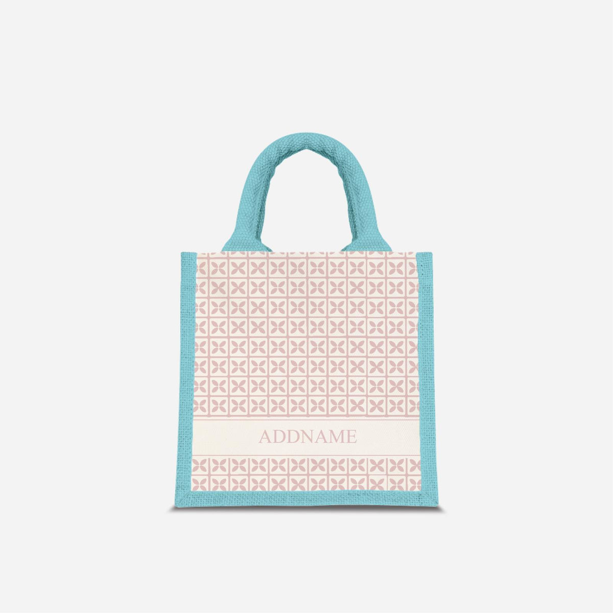 Kedah Rumaysa Jute Bag - Light Pink