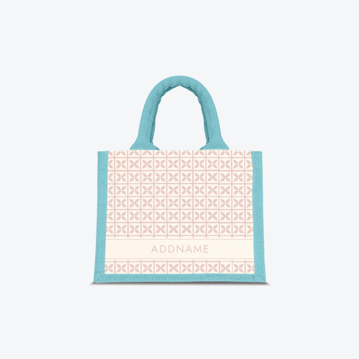 Kedah Rumaysa Jute Bag - Light Pink