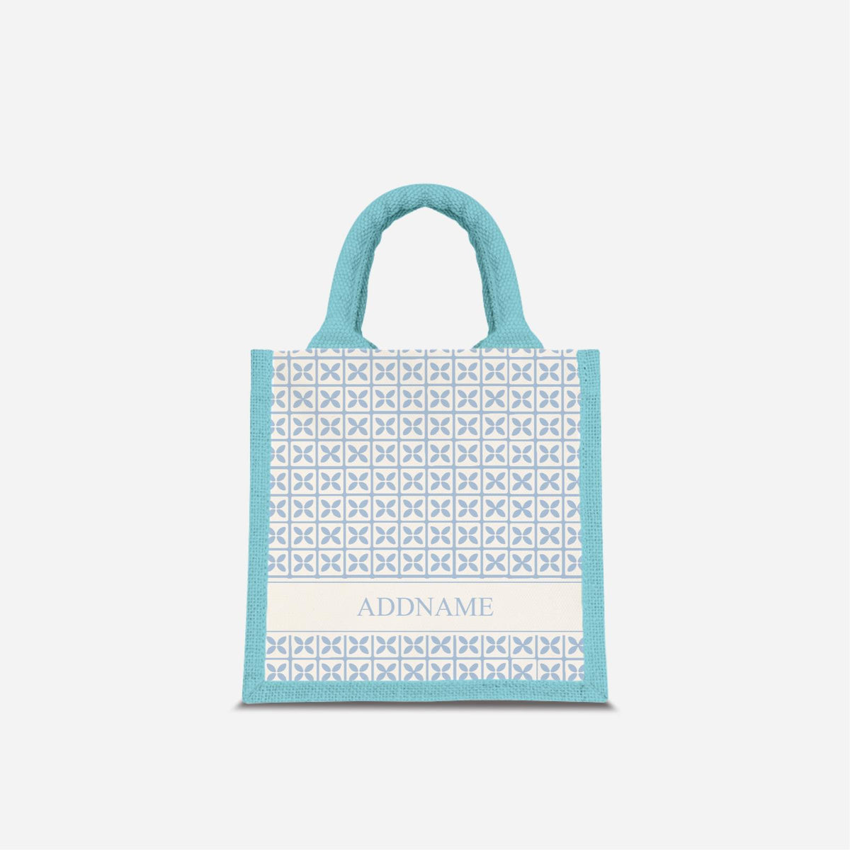 Kedah Rumaysa Jute Bag - Light Blue