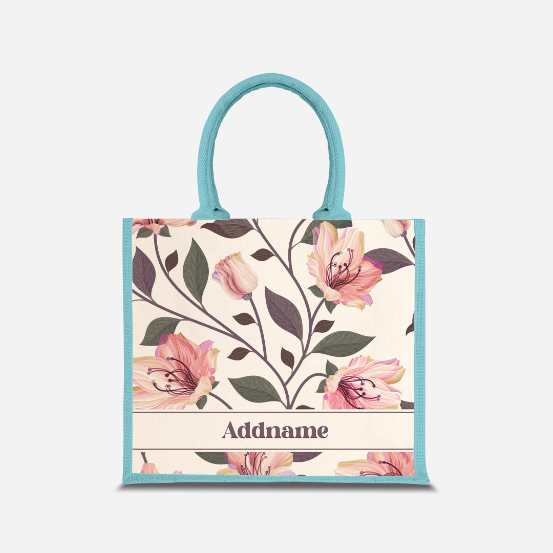 Classic Kesuma Jute Bag - Romantic Pink