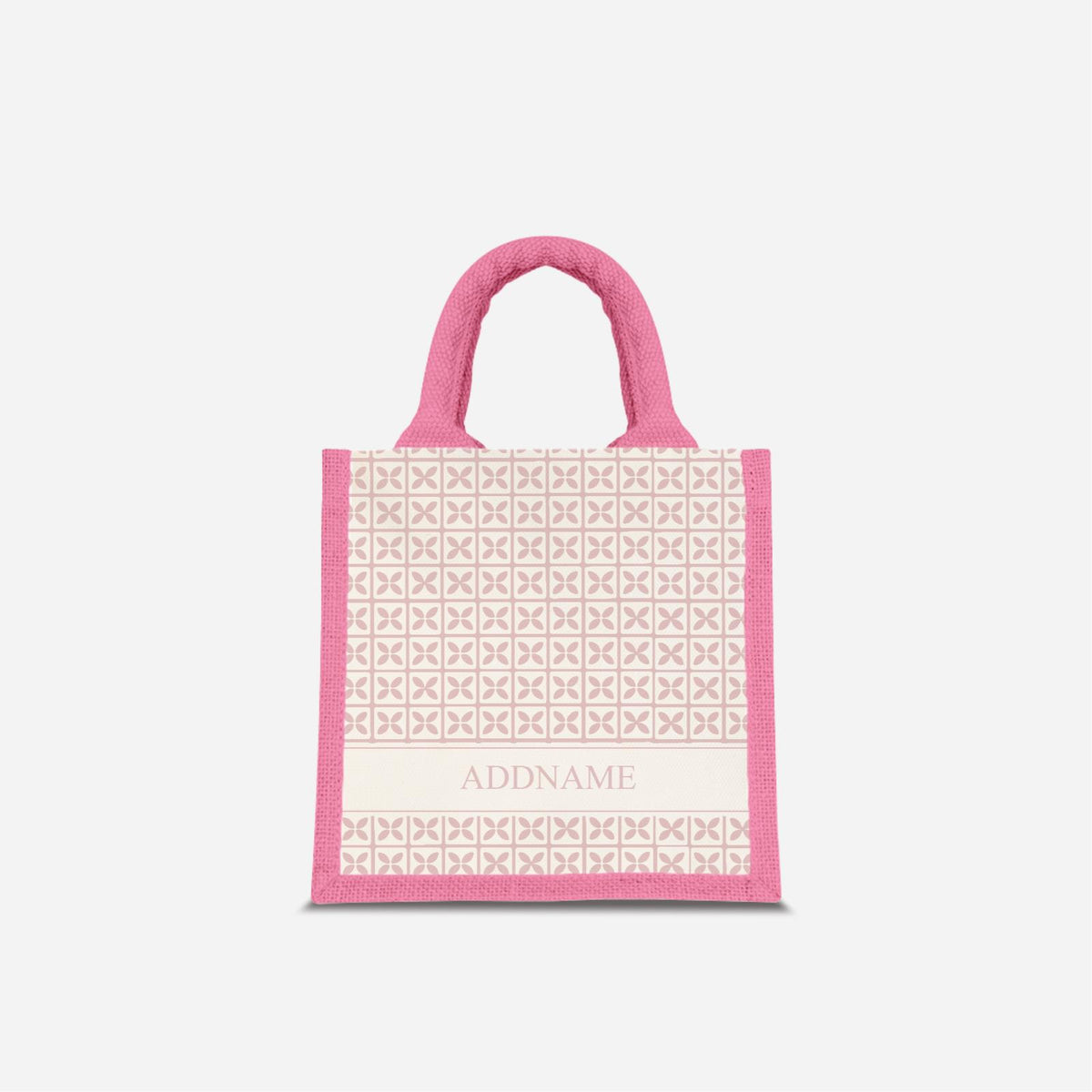 Kedah Rumaysa Jute Bag - Light Pink