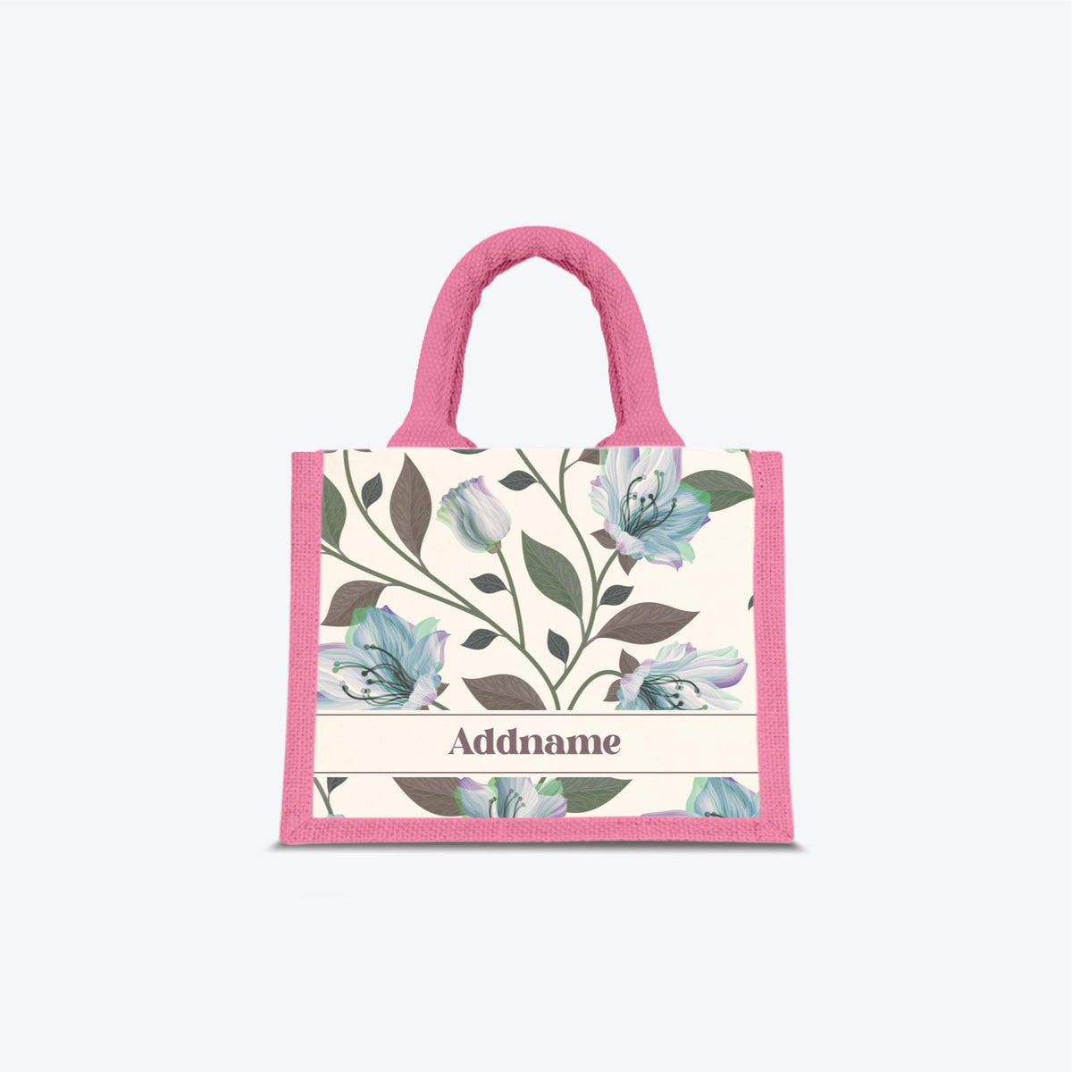 Classic Kesuma Jute Bag - Icy Blue