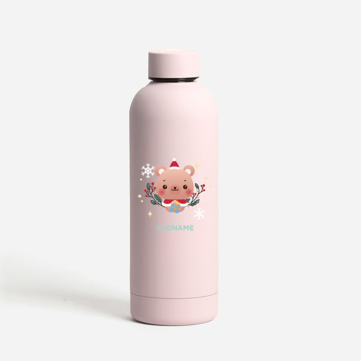 Christmas Cute Animal Series Mizu - Bear Light Pink