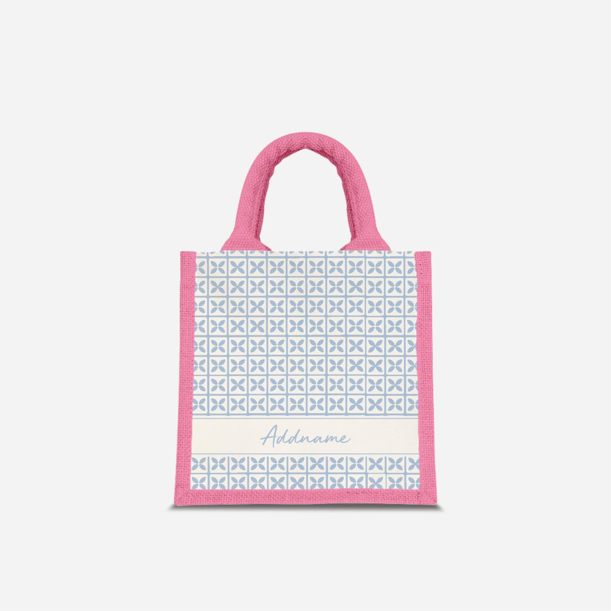 Kedah Rumaysa Jute Bag - Light Blue