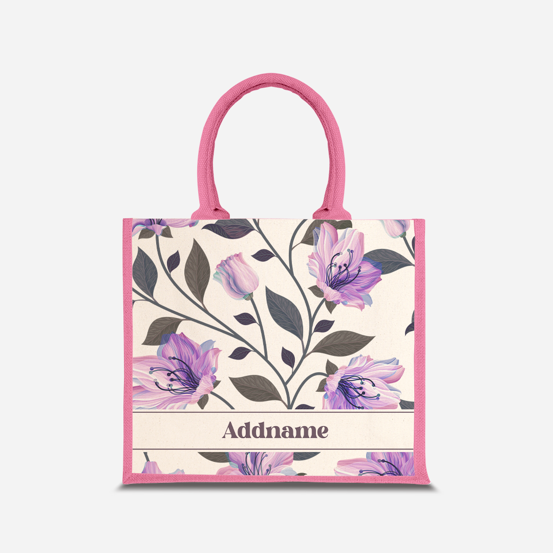 Classic Kesuma Jute Bag - Mystic Purple