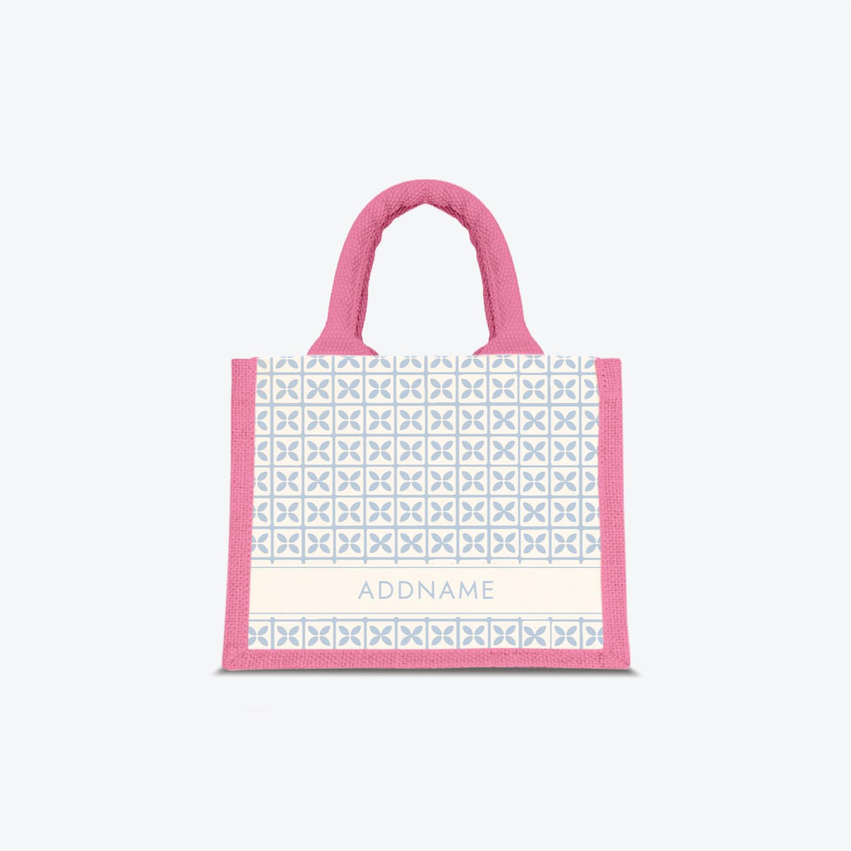 Kedah Rumaysa Jute Bag - Light Blue