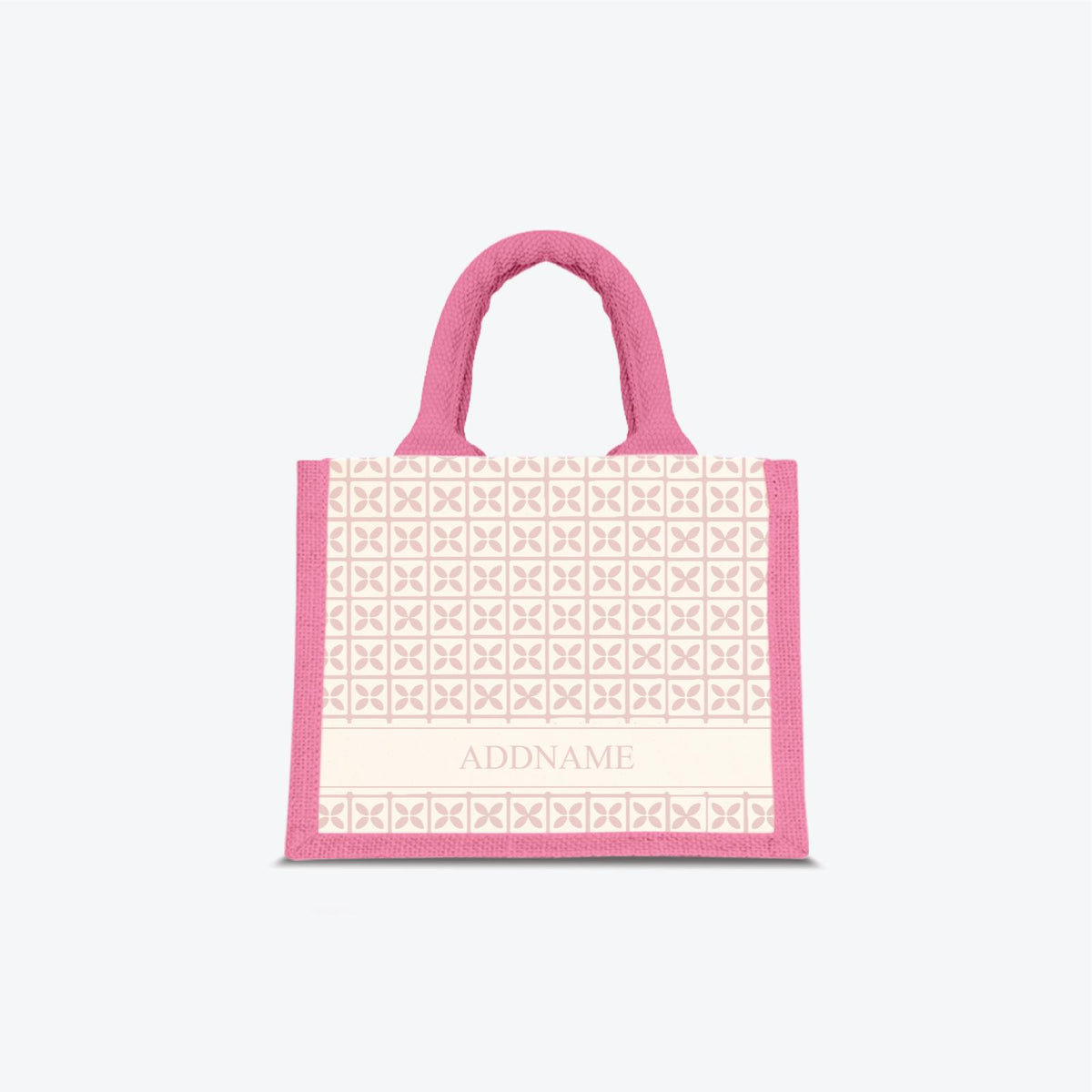 Kedah Rumaysa Jute Bag - Light Pink